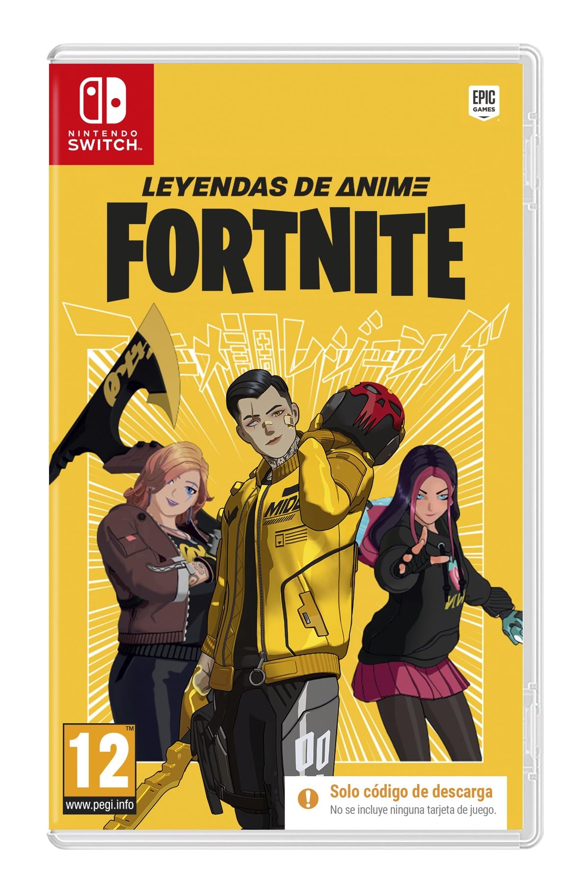 Fortnite - Anime Legends (code de téléchargement du jeu dans la boîte) - Switch Fortnite - Anime Legends (code de téléchargement du jeu dans la boîte) - Switch
